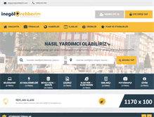 Tablet Screenshot of inegolrehberim.com